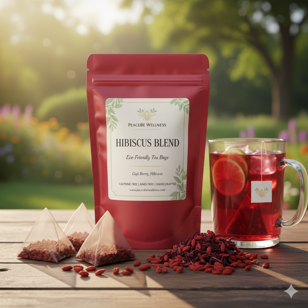 HIBISCUS BLEND ECO- FRIENDLY TEA BAGS